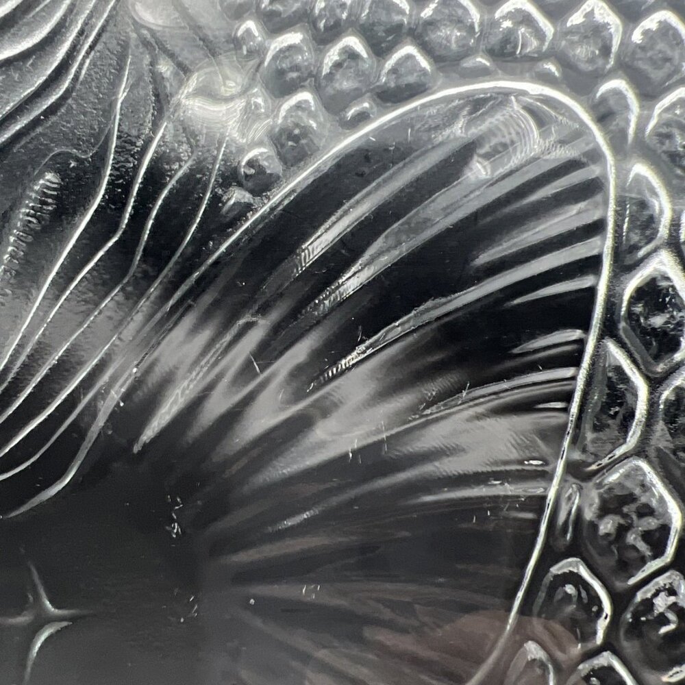 Vintage Arcoroc Fish Platter Plate Poisson Tempered Clear Glass 15.25" France - Picture 9 of 10
